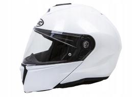 Motociklininko šalmas HJC I90, baltas, XXL