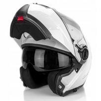 Motociklininko šalmas LS2 STROBE SOLID FF325, baltas, XL (61-62 cm)