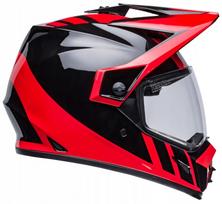 Motociklininko šalmas BELL MX-9 Adventure Dash juodas/raudonas, XL, su MIPS