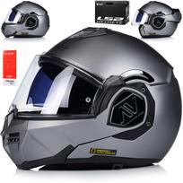 Motociklo šalmas LS2 FF906 ADVANT SOLID su smakro apsauga ir Pinlock