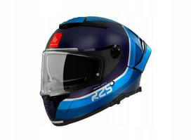 Motociklininko šalmas MT THUNDER 4 SV R25 C7, mėlynas, integruotas