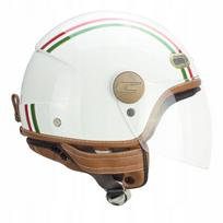 Motociklo šalmas CGM JET 191lPIX IT, XL dydis, baltas