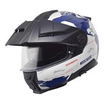 Motociklininko šalmas SCHUBERTH E2, mėlynas, su ECE sertifikatu ir blenda