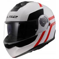 Motociklininko šalmas LS2 FF908 Strobe II Autox L, baltas/raudonas, ECE 22.06