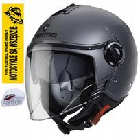 Atviras motociklo šalmas CABERG RIVIERA V4X, matinis tamsiai pilkas, dydis L