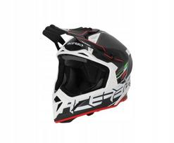 Krosinis šalmas Acerbis Steel Carbon 22-06, juodas