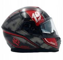 Motociklo šalmas LAZER VERTIGO EVO Pixel Dark, juodas/raudonas, L