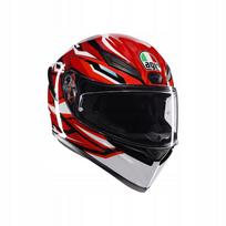 Motociklininko šalmas AGV K1 S Lion, juoda/raudona/balta, S dydis