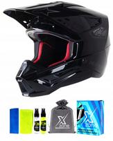Motociklininko šalmas ALPINESTARS S-M5 Bond juodas/sidabrinis, XXL dydis