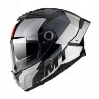Motociklininko šalmas MT THUNDER 4 SV FADE B2 pilkas, XS dydis