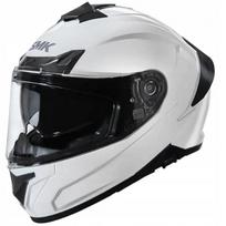Motociklininko šalmas SMK Typhoon, baltas, XS, ECE 22.06