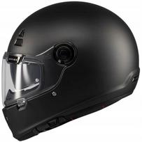 Retro motociklininko šalmas MT JARAMA SV PURE BLACK MATT, juodos matinės spalvos