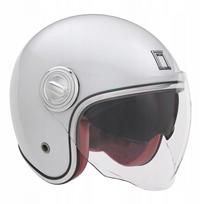 Atviras šalmas NOX Jet NP106 Heritage, balta, XL
