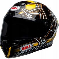 Motociklo šalmas BELL STAR DLX MIPS, juodas/geltonas, Isle of Man