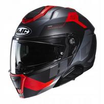 Motociklo šalmas HJC i91 Carst MC1SF, juoda/raudona, M dydis