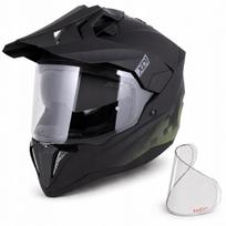 Motociklininko šalmas ZED XD1 su stiklo apsauga, enduro, XS (53–54 cm)