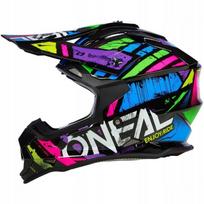 Krosinis enduro šalmas O'Neal 2SRS Glitch V.23, spalvotas, M (57-58 cm)