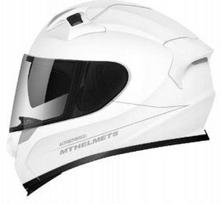 Motociklininko šalmas MT Helmets KRE SV, balta, XL dydis