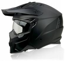 Motociklininko šalmas Naxa S31, XXL, juodas