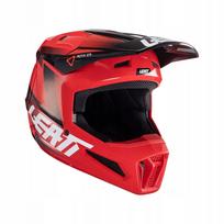 Krosinis šalmas LEATT MOTO 2.5 V24, raudonas/juodas, XXL dydis