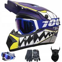 Visą veidą dengiantis šalmas Cross, Enduro, motociklams, motoroleriams, dviračiams, L dydis