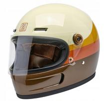 Motociklo šalmas Biltwell Gringo SV, retro stiliaus, 20 metų jubiliejus, L dydis