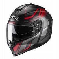 Moto šalmas HJC C70 Lantic juodas/raudonas, S dydis