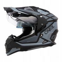 Motociklininko šalmas ONEAL SIERRA, pilkas/juodas, XXL