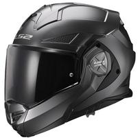 Motociklininko šalmas LS2 FF901 Advant X, matinės titano spalvos, blenda, Pinlock, dydis 3XL
