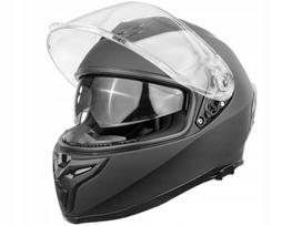 Motociklo šalmas TORQ TORQ-820, juodas, L dydis