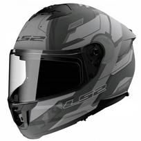 Motociklininko šalmas LS2 FF808 Stream II Shadow pilkas matinis, dydis S, ECE 22.06
