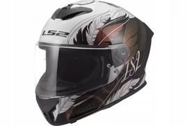 Motociklo šalmas LS2 FF820 Rapid III, balta/juoda/rožinė, XXS