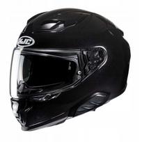 Motociklininko šalmas HJC F71, juodas metalinis, XL dydis