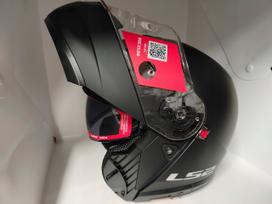 Motociklo šalmas LS2 FF908 Strobe II, matinė juoda, 3XL, su blendė