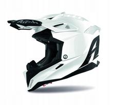 Krosinis/Enduro šalmas AIROH AVIATOR 3, blizgus baltas, L dydis