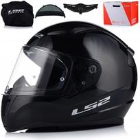 Motociklininko šalmas LS2 FF353 Rapid II, juodas blizgus, su Pinlock, ECE R22.06
