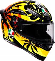 Motociklininko šalmas AGV K1 S Tropicrush juodas/oranžinis, S dydis
