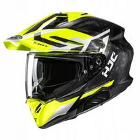 Motociklininko šalmas HJC RPHA60 Dakar geltonas/juodas, L dydis