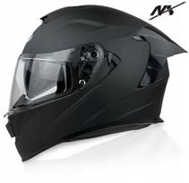 Motociklininko šalmas NAXA F33 su blendą, dydis L, tinka interkomui ir akinukams