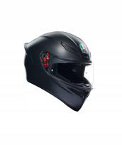 Motociklininko šalmas AGV K1 S matinės juodos spalvos