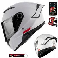 Motociklo šalmas MT THUNDER 4 SV SOLID BLEND, blizgus baltas