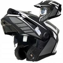 Motociklininko šalmas Horn XL (61 cm), ECE22-06, paruoštas pinlock ir interkomui