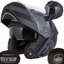 Motociklo šalmas Cassida Modulo 2, 2XL (63–64), su žandikaulio apsauga, ECE22.06 P/J