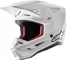 Motociklininko šalmas ALPINESTARS SM5, baltas, M dydis