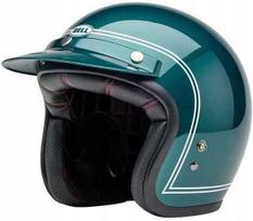 Motociklininko šalmas BELL CUSTOM 500 Steve McQueen Riverside Metallic Green ECE6