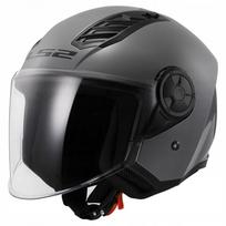 Atviras motociklo šalmas LS2 OF616 Airflow II, Nardo pilkas, M (57–58 cm)
