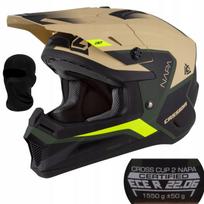 Motociklo šalmas CASSIDA CROSS CUP2 Enduro su interkomu, XS