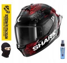Integralus šalmas SHARK SKWAL Speed-Vib, juodas/raudonas/sidabrinis, M dydis