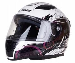 Motociklininko šalmas LS2 FF353 RAPID II BOHO, blizgus, XS dydis