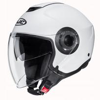 Motociklininko šalmas HJC i40N, balta perlamutrinė, XL